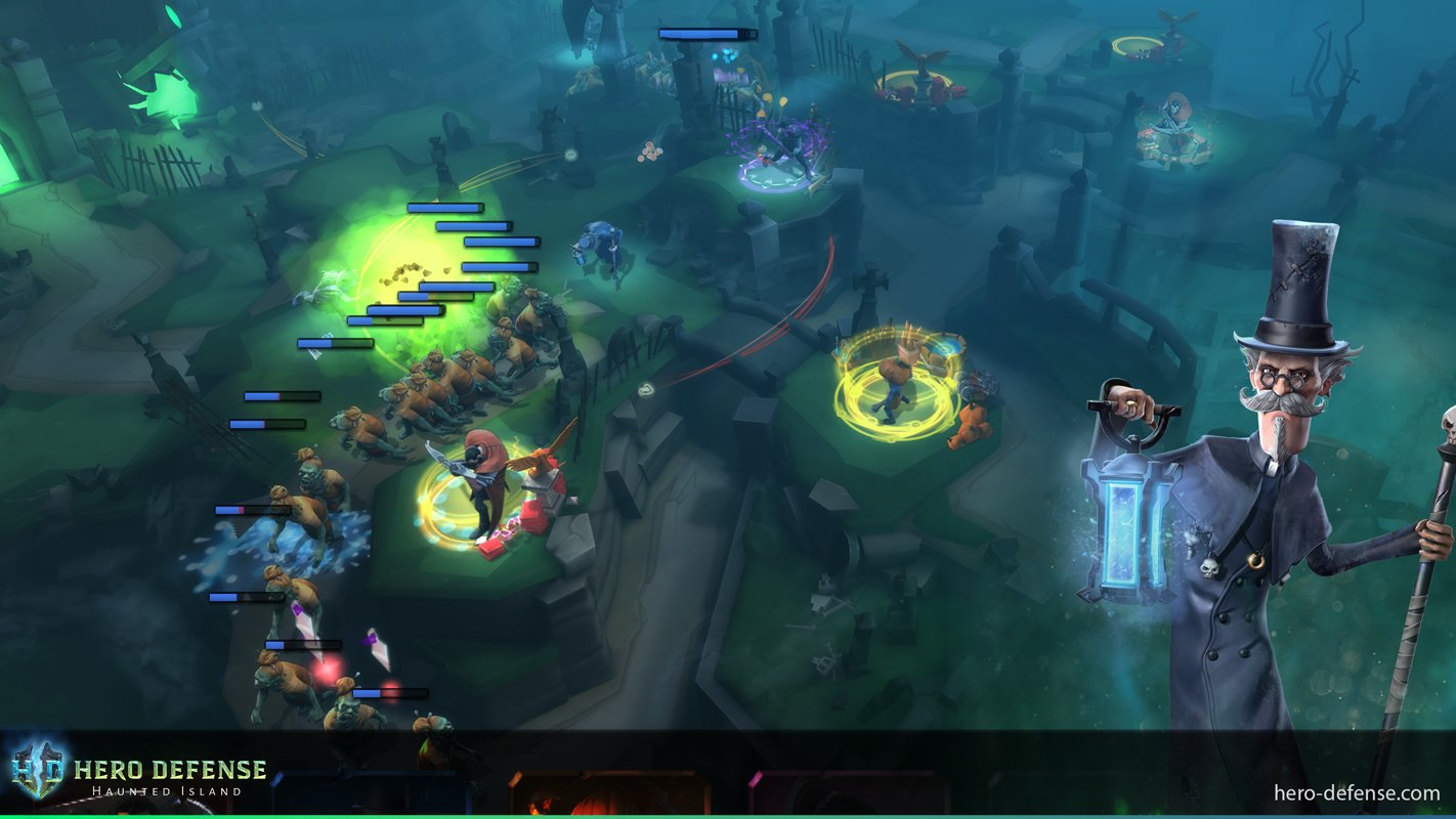 Hero Defense - Haunted Island